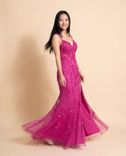 Robe Sirène Fuchsia