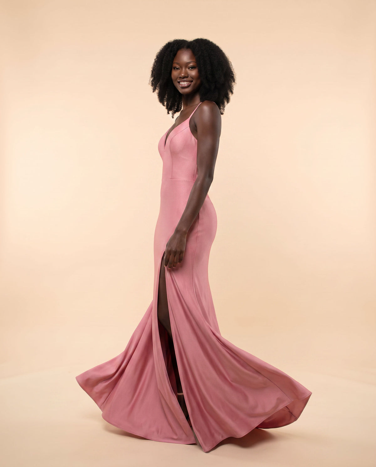 Robe Ajustée Rose Flamboyant