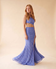 Robe Asymétrique Periwinkle