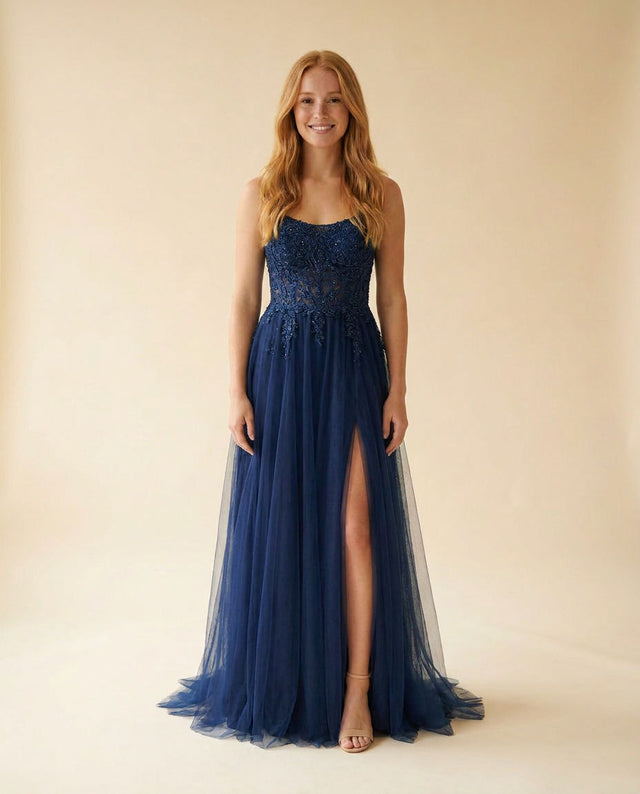 Mermaid Gown Navy