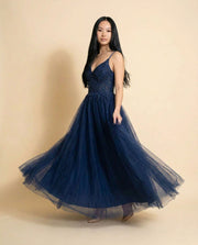 Robe Bustier Marine