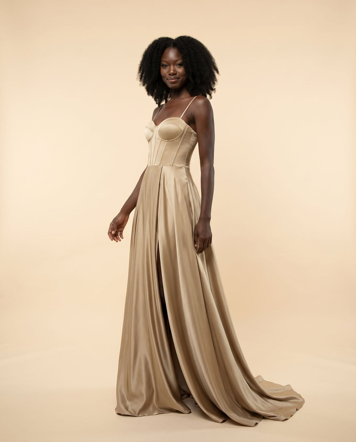 Robe Corset Champagne