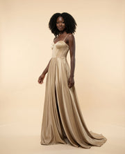 Robe Corset Champagne