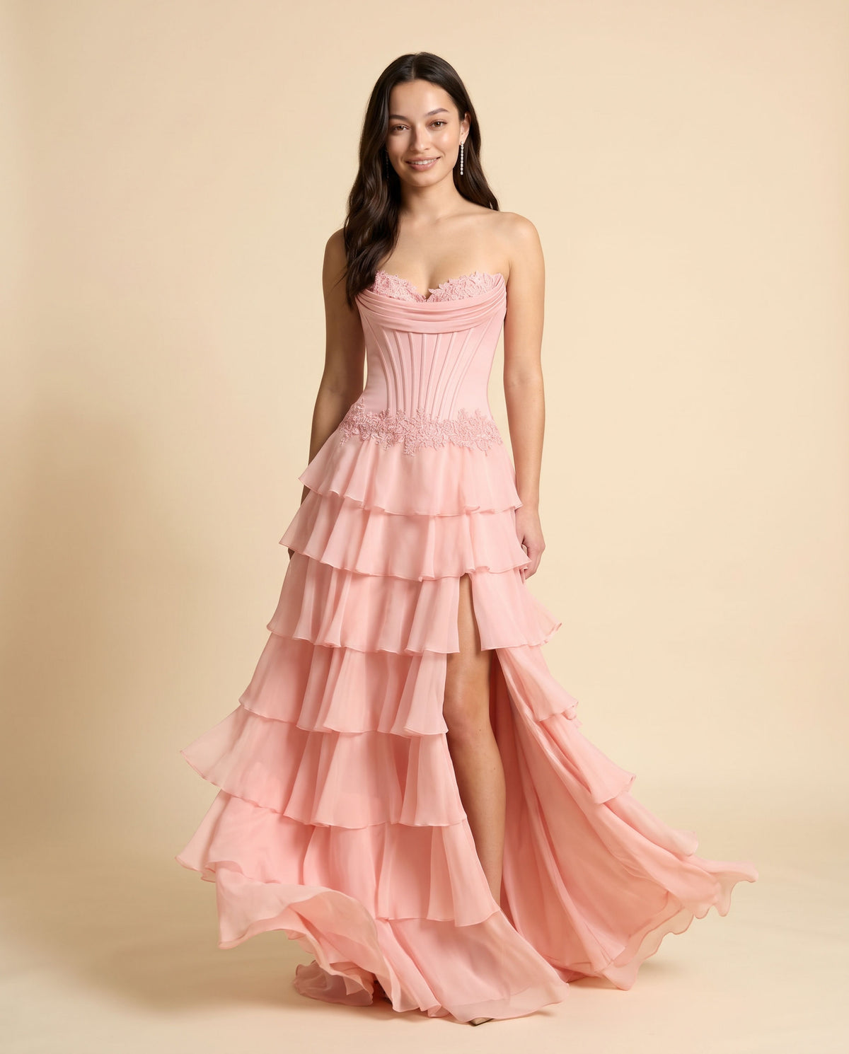 Robe à volants Blush