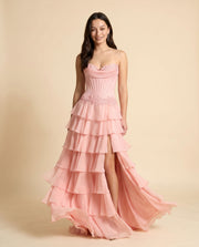 Robe à volants Blush