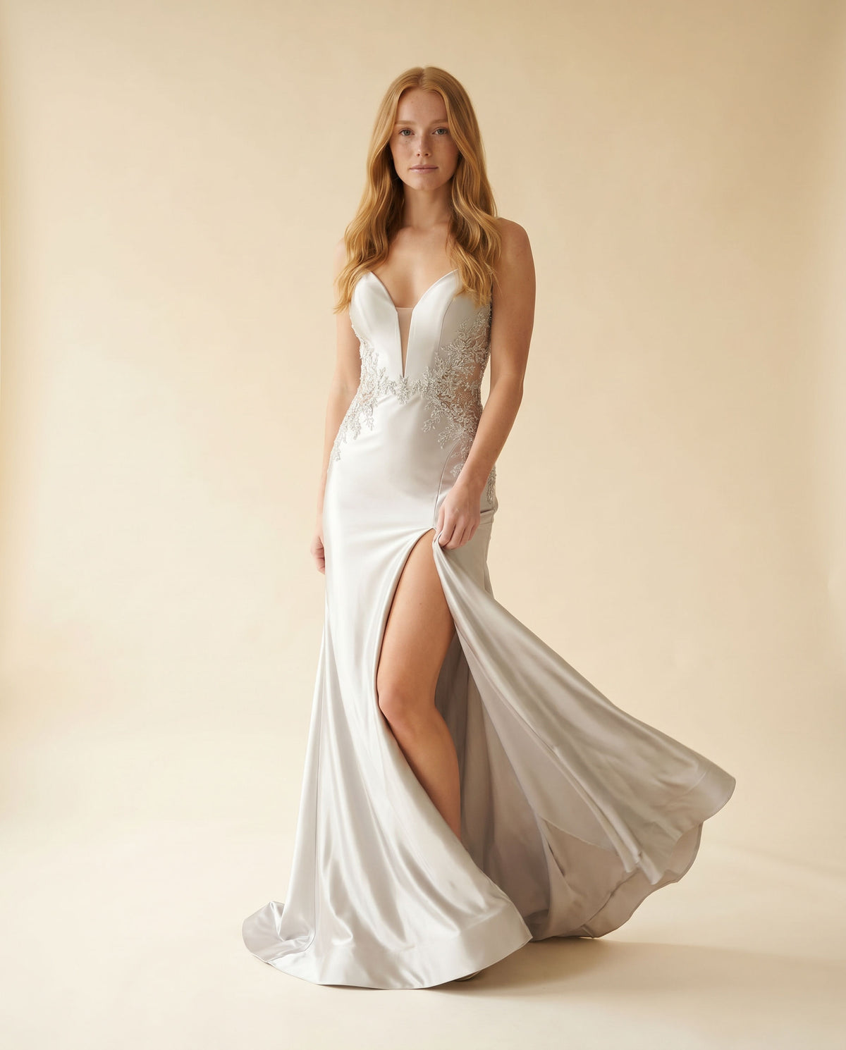 Robe Ajustée Bleu Vintage