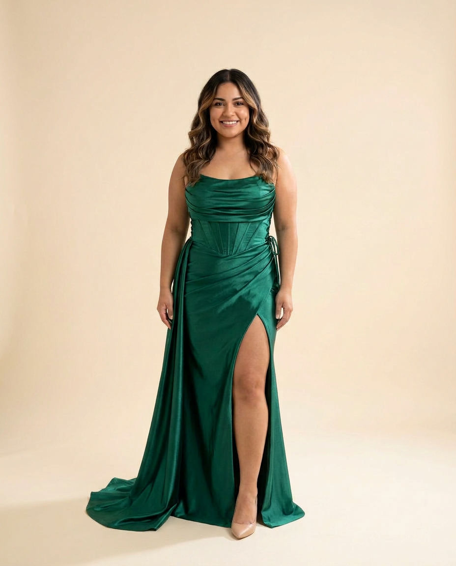 Mermaid Gown Emerald
