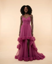 Robe En Tule Magenta
