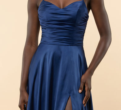 Robe Simple Bleu Marin