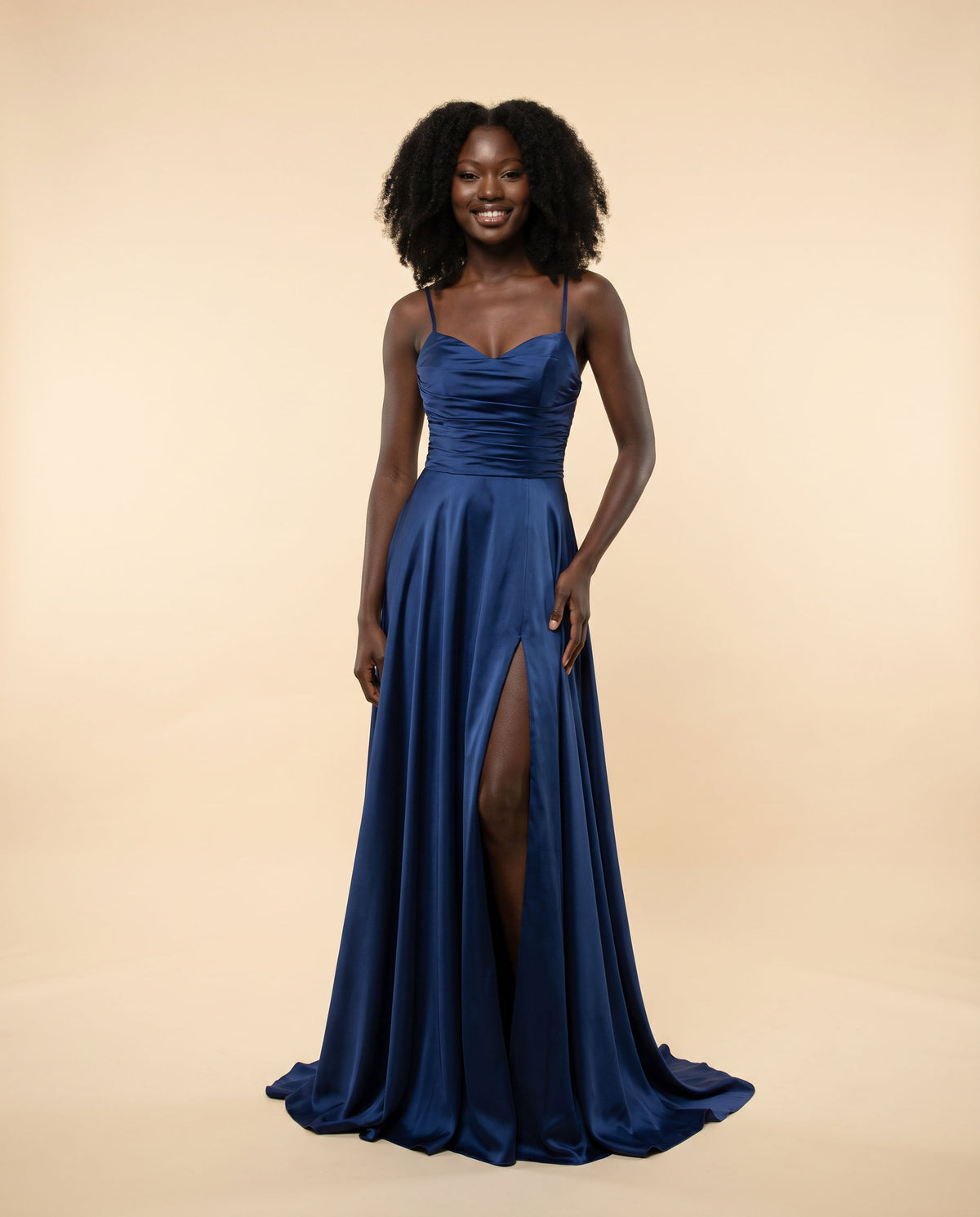 Robe Simple Bleu Marin