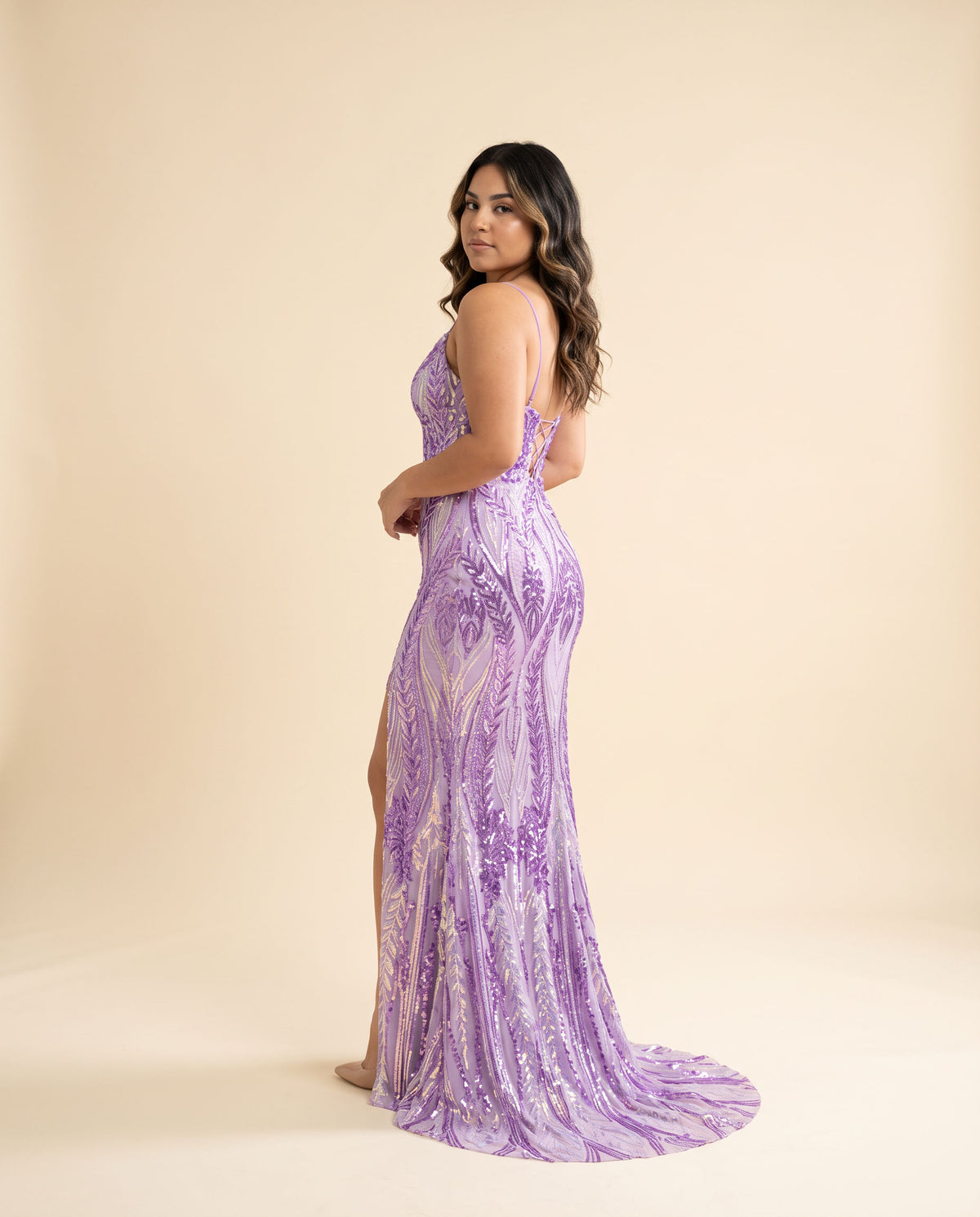 Robe Brillante Lilas