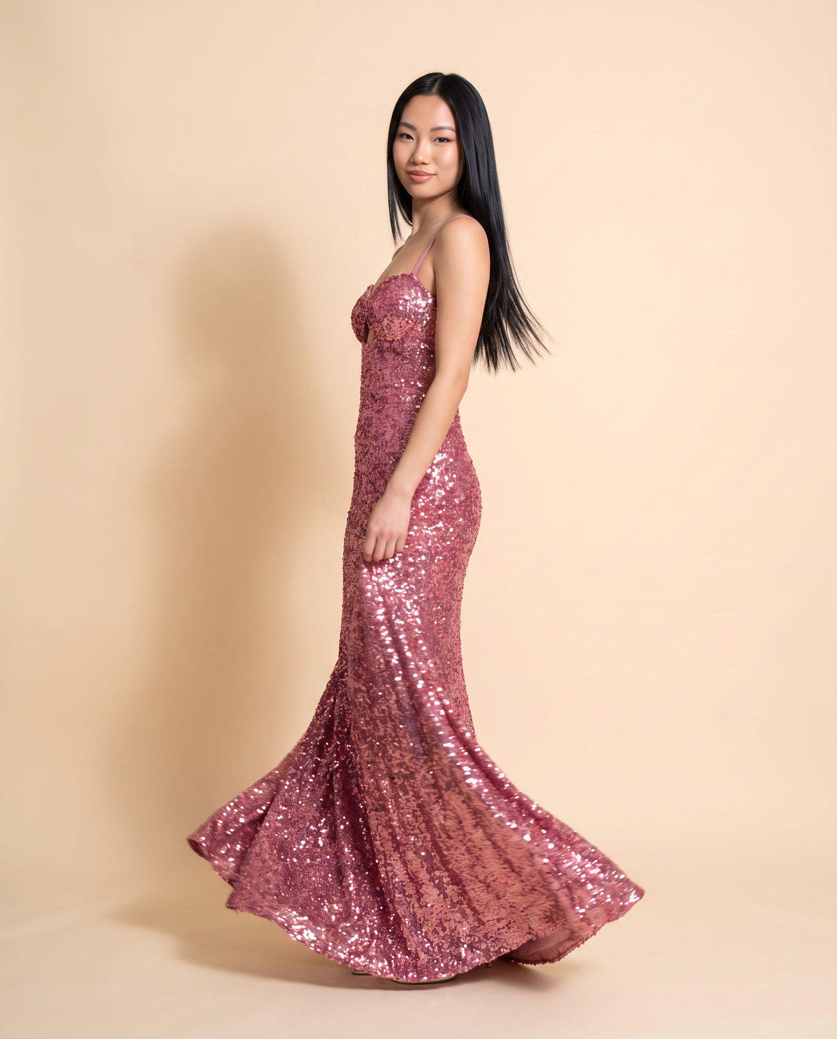 Robe Brillante Rose