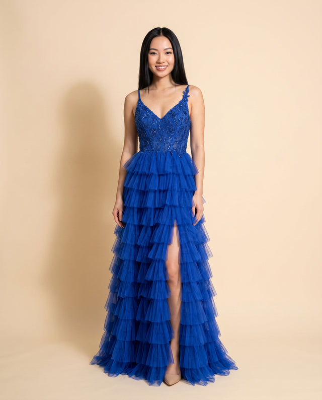 Robe Corset À Étages Royal