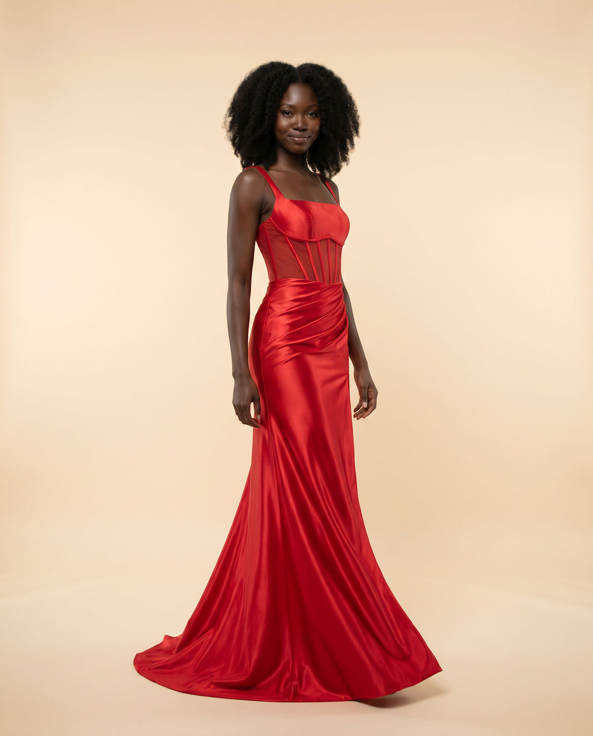 Robe Corset Ajusté Royal