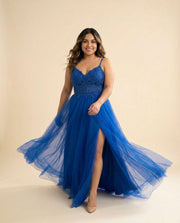 Sweetheart Gown Royal Blue