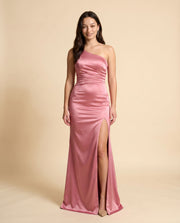 Robe Dos Ouvert Rose Flamboyant