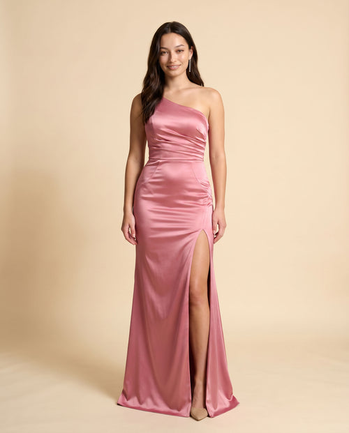 Jovani - Robe Dos Ouvert Rose Flamboyant