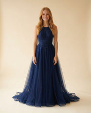 Bustier Gown Navy