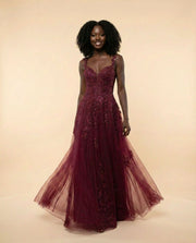 Lace Gown Wine