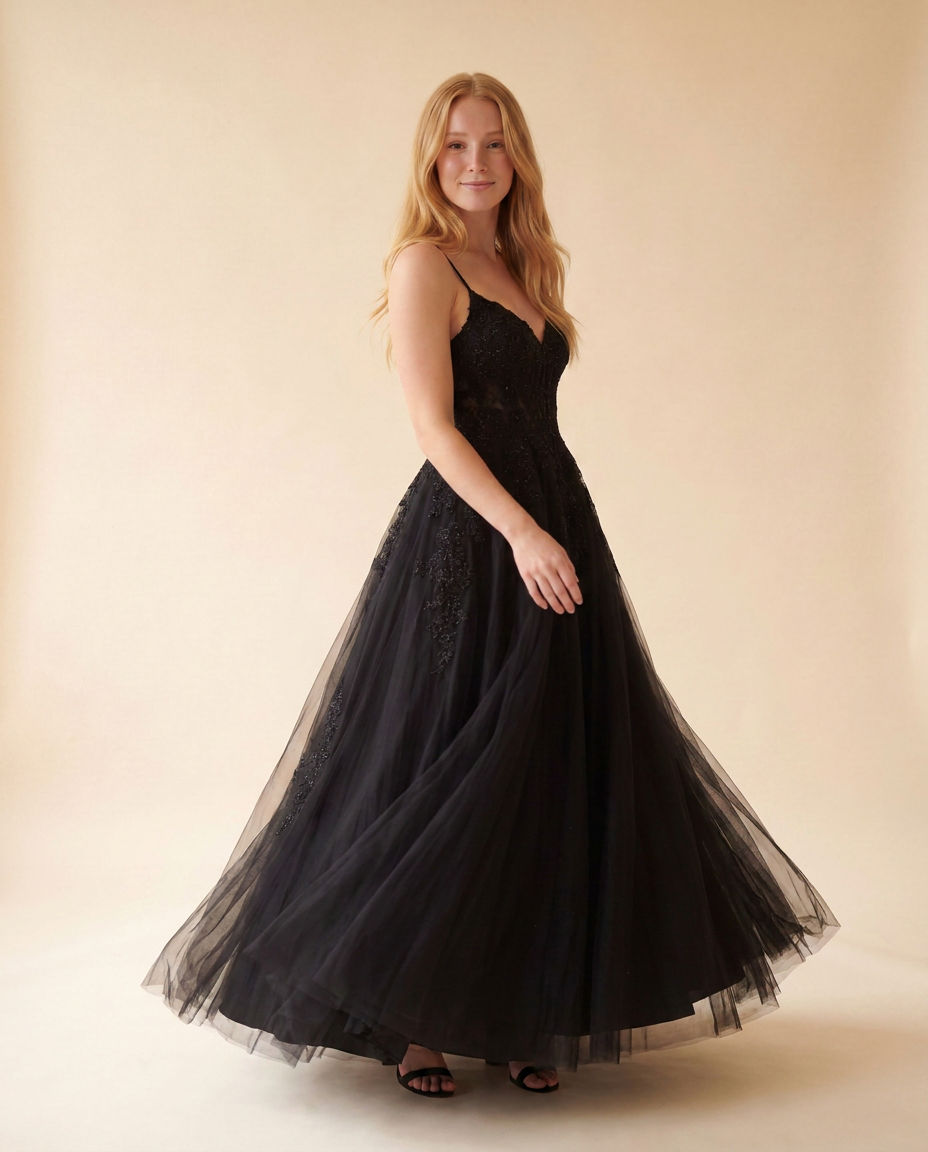 Robe Dentelle Noire