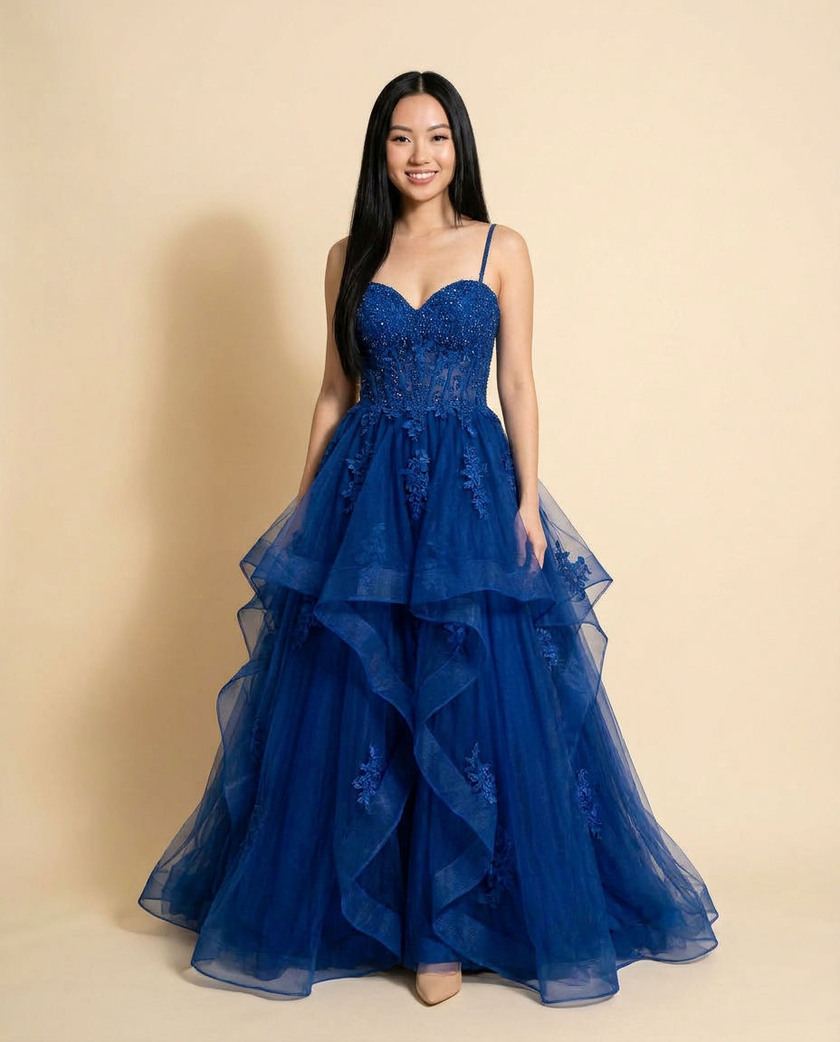 Princess Gown Royal Blue