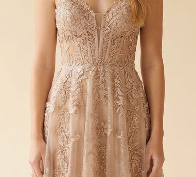 Robe En Tulle Dusk Champagne