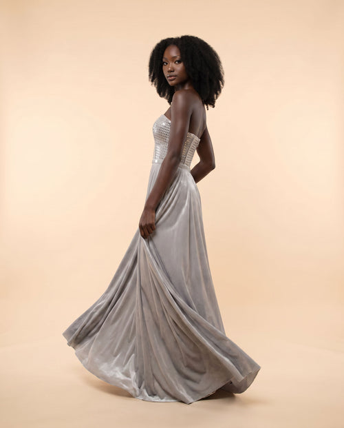 Sherri Hill - Robe Noire/Argent