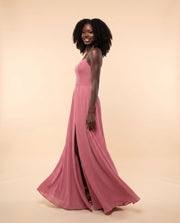 Robe En Satin Rose