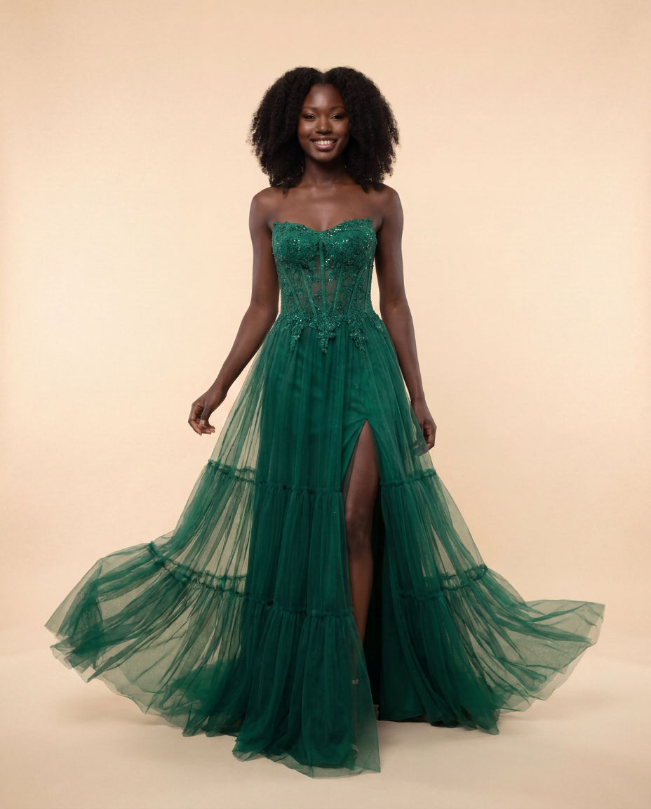 Robe Corset Émeraude