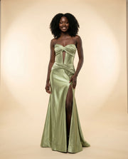 Robe Avec Corset Bustier Moss