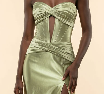 Robe Avec Corset Bustier Moss