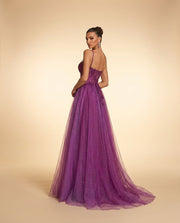 Corset Gown Plum