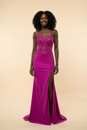 J25023 Robe Magenta