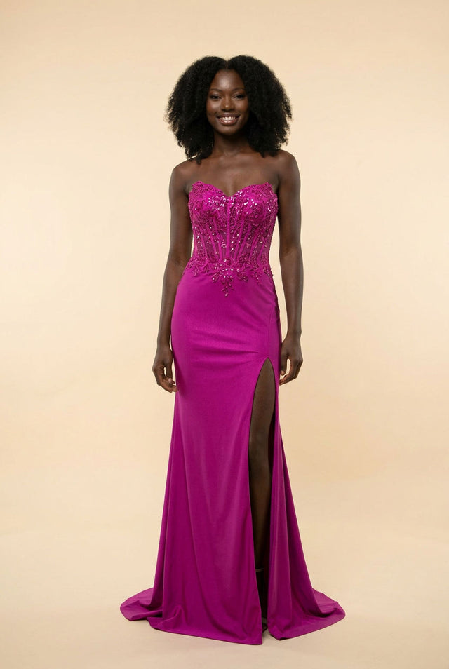 J25023 Robe Magenta