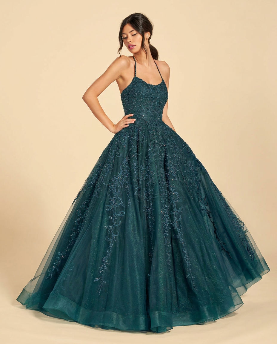 CL12221 Robe Princesse Spruce