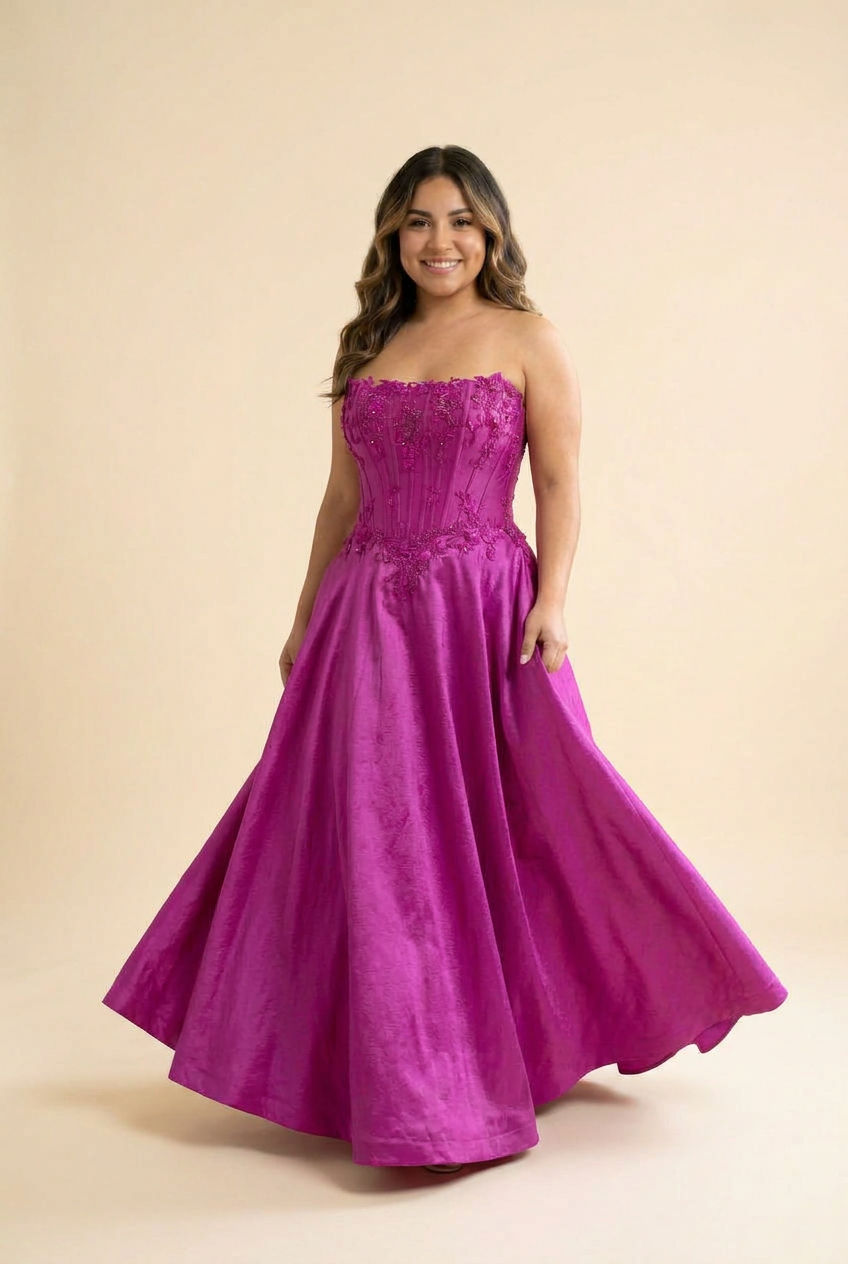J27021 Robe Magenta