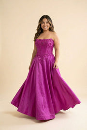 J27021 Robe Magenta