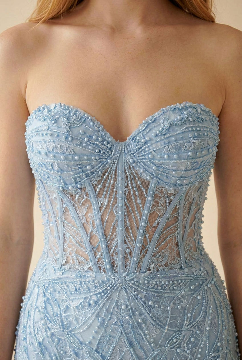Robe Bleu Pâle