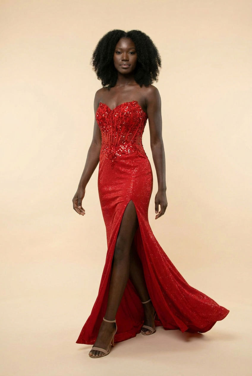 J25023 Robe Red