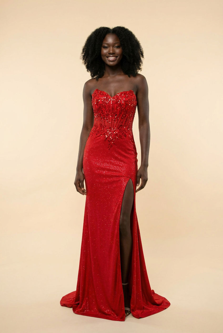 J25023 Robe Red