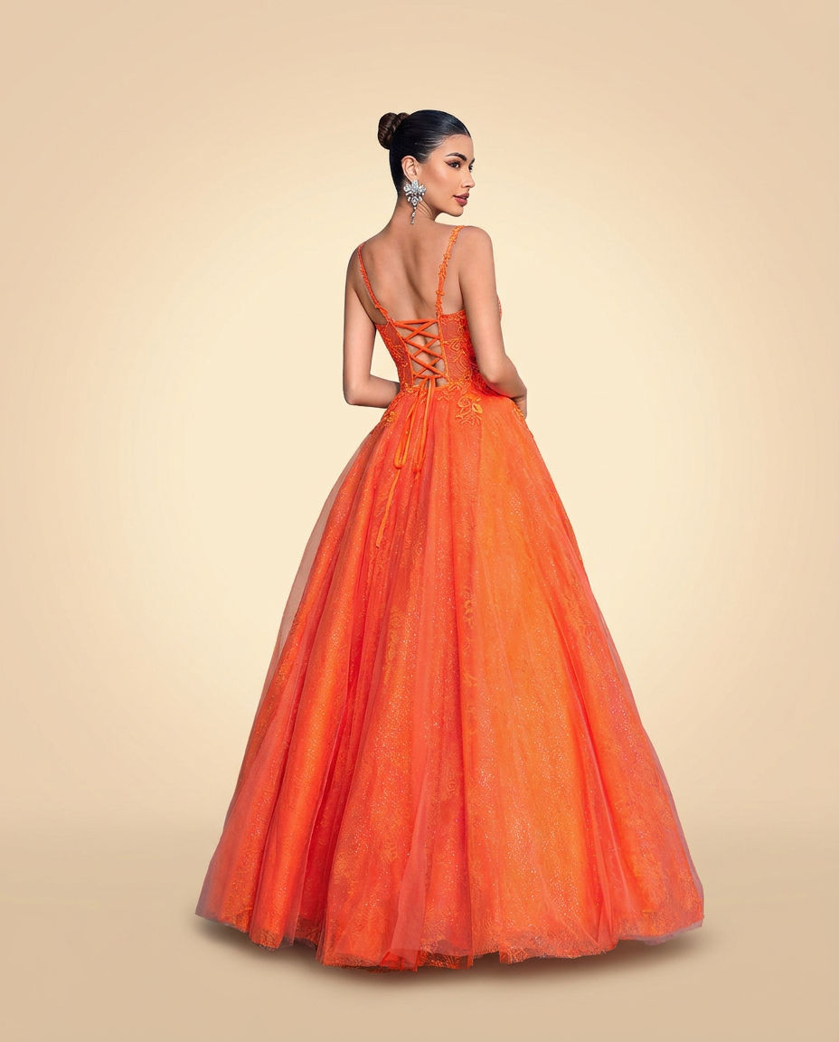 Corset Gown Orange