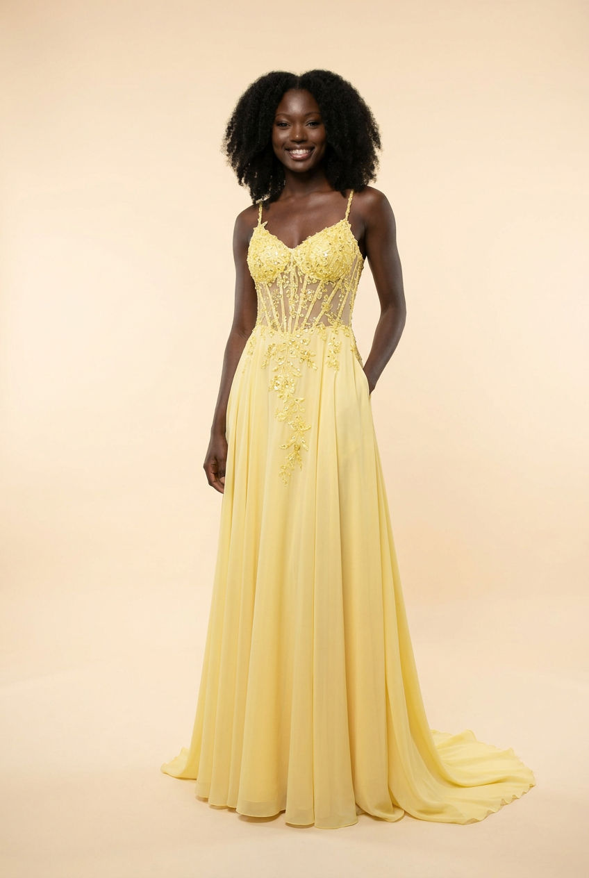 J28041 Robe Yellow