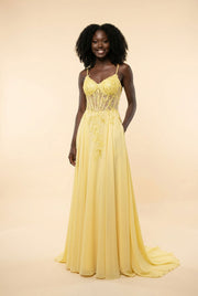 J28041 Robe Yellow