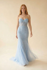 Robe Bleu Pâle