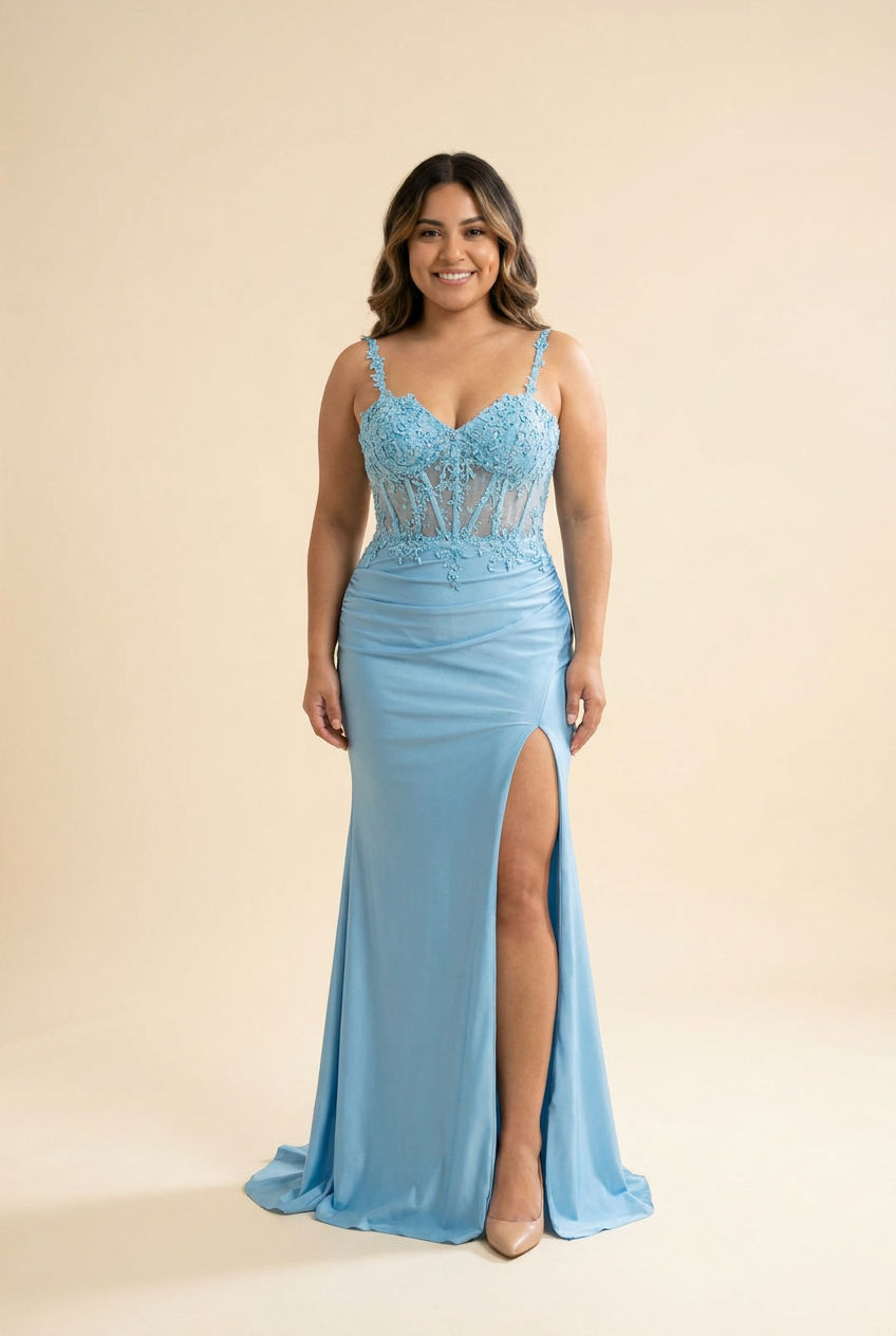 J26025 Robe Desert Blue