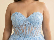 Robe Bleu Pâle