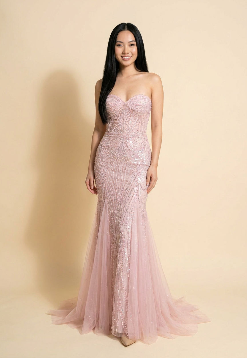 Robe Rose Pâle