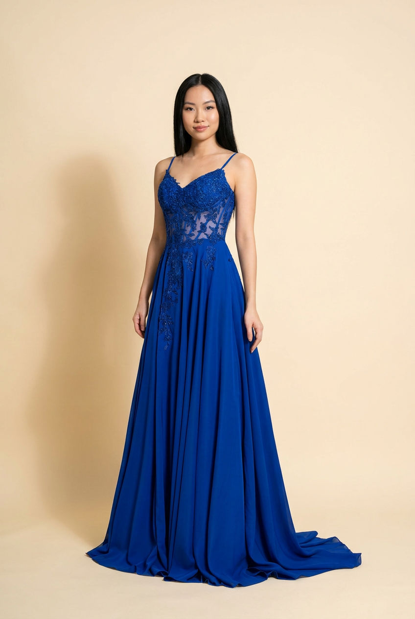 J28041 Robe Cobalt