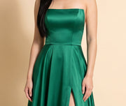 Robe Bustier Émeraude