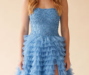 Robe Corset Bleu Poudre